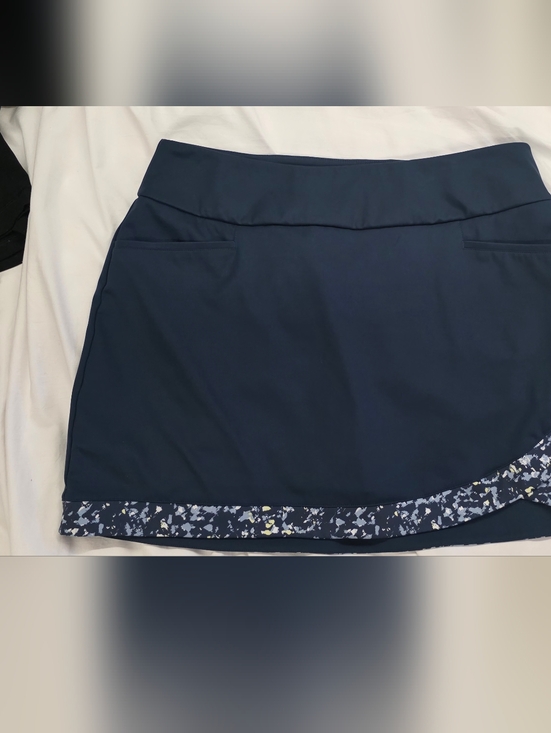 adidas Pants - Adidas Golf Skort Navy Blue Athletic Skirt Built In Shorts PRIMEGREEN Size M